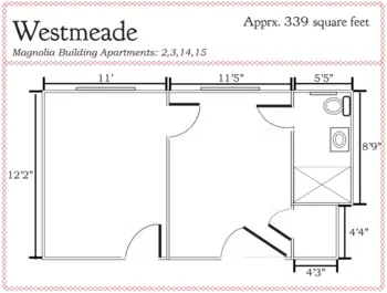 Floorplan of Columbia Cottage - Hartselle, Assisted Living, Hartselle, AL 14
