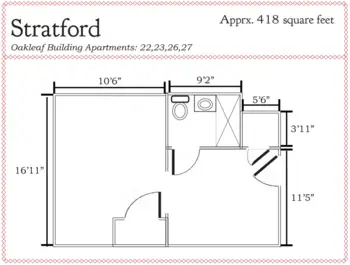 Floorplan of Columbia Cottage - Hartselle, Assisted Living, Hartselle, AL 19
