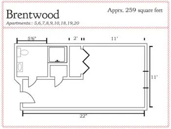 Floorplan of Columbia Cottage - Mountain Brook, Assisted Living, Vestavia, AL 6