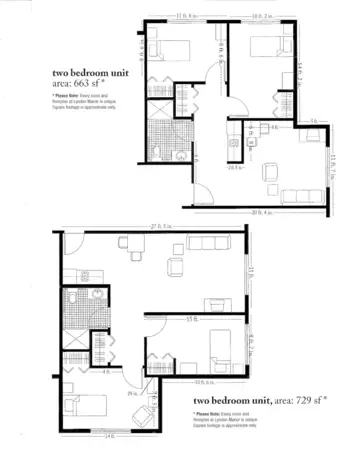 Floorplan of Lynden Manor, Assisted Living, Lynden, WA 1