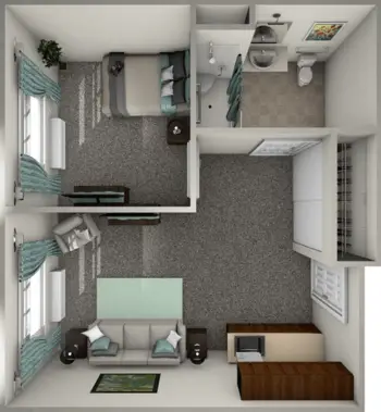 Floorplan of Madison House, Assisted Living, Norfolk, NE 2