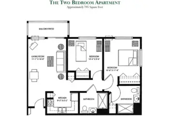 Floorplan of Meadowmere West Allis, Assisted Living, West Allis, WI 3