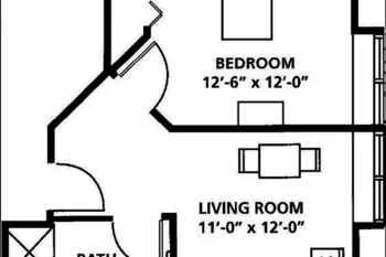 Floorplan of Mifflin Court, Assisted Living, Shillington, PA 1