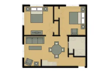 Floorplan of Morningstar of Fort Collins, Assisted Living, Fort Collins, CO 1