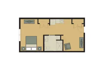 Floorplan of Morningstar of Fort Collins, Assisted Living, Fort Collins, CO 2