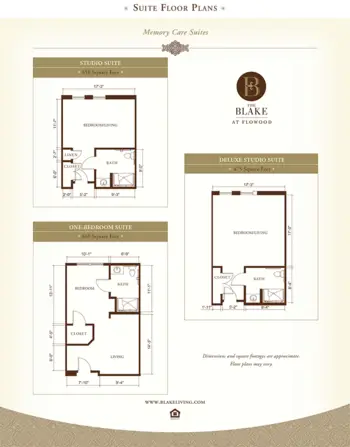 Floorplan of The Blake at Flowood, Assisted Living, Memory Care, Flowood, MS 2