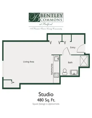 Floorplan of Bentley Commons at Bedford, Assisted Living, Bedford, NH 1