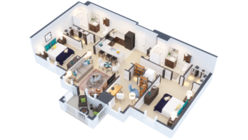 Floorplan of Brightview Woodburn, Assisted Living, Memory Care, Annandale, VA 10