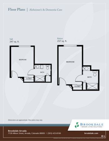 Floorplan of Brookdale Arvada, Assisted Living, Arvada, CO 3