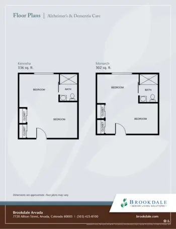 Floorplan of Brookdale Arvada, Assisted Living, Arvada, CO 4