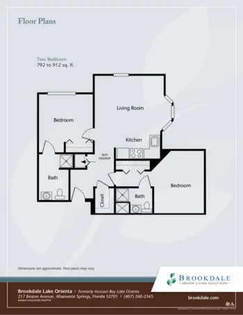 Floorplan of Brookdale Lake Orienta, Assisted Living, Altamonte Springs, FL 3