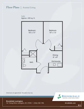 Floorplan of Brookdale Lexington, Assisted Living, Lexington, NC 2
