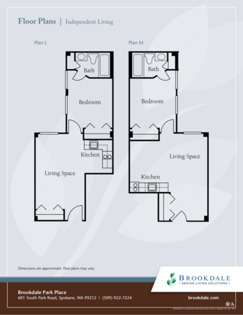 Floorplan of Brookdale Park Place, Assisted Living, Memory Care, Spokane Valley, WA 10