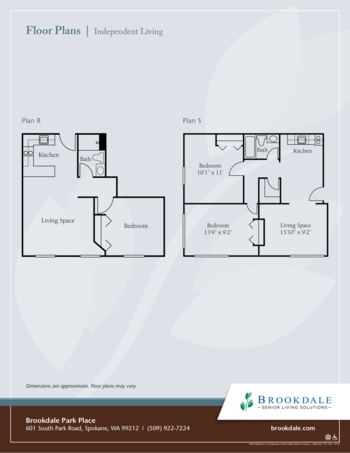 Floorplan of Brookdale Park Place, Assisted Living, Memory Care, Spokane Valley, WA 13