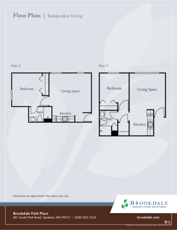 Floorplan of Brookdale Park Place, Assisted Living, Memory Care, Spokane Valley, WA 16
