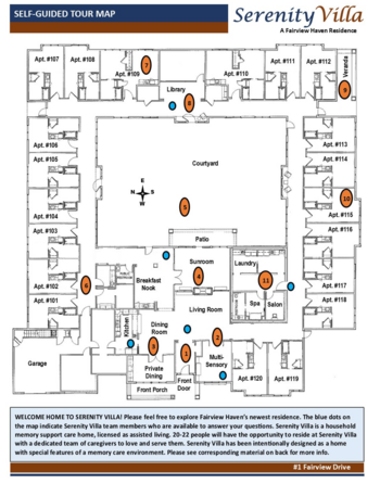 Floorplan of Fairview Haven, Assisted Living, Fairbury, IL 1