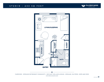 Floorplan of Fairwinds - Spokane, Assisted Living, Spokane, WA 3