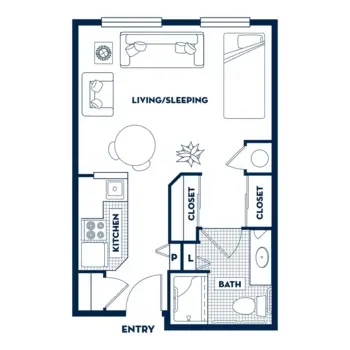 Floorplan of Fairwinds - Spokane, Assisted Living, Spokane, WA 4