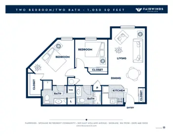 Floorplan of Fairwinds - Spokane, Assisted Living, Spokane, WA 5