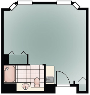 Floorplan of Herrick House, Assisted Living, Beverly, MA 3