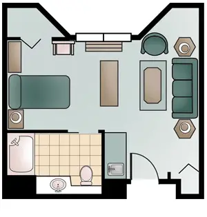 Floorplan of Herrick House, Assisted Living, Beverly, MA 4
