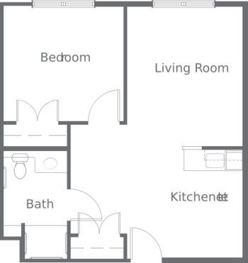 Floorplan of Kingston Residence of Sylvania, Assisted Living, Sylvania, OH 1