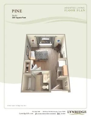 Floorplan of Lynridge Assisted Living, Assisted Living, Murphy, TX 1