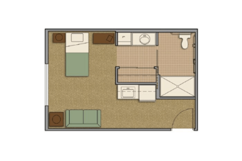 Floorplan of Morningstar of Fountain Hills, Assisted Living, Fountain Hills, AZ 3