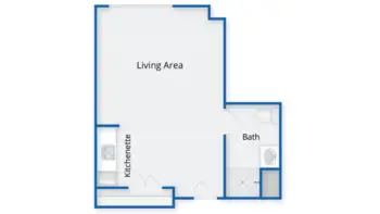 Floorplan of Orchard Valley of Wilbraham, Assisted Living, Wilbraham, MA 1