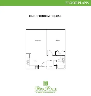 Floorplan of Park Place Retirement, Assisted Living, Hendersonville, TN 1