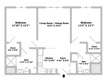 Floorplan of Personal Care at the Park, Assisted Living, Memory Care, Hatboro, PA 2