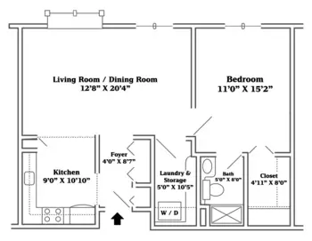 Floorplan of Personal Care at the Park, Assisted Living, Memory Care, Hatboro, PA 3
