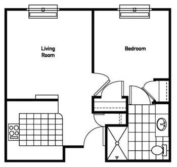 Floorplan of Regal Estates of League City, Assisted Living, League City, TX 3