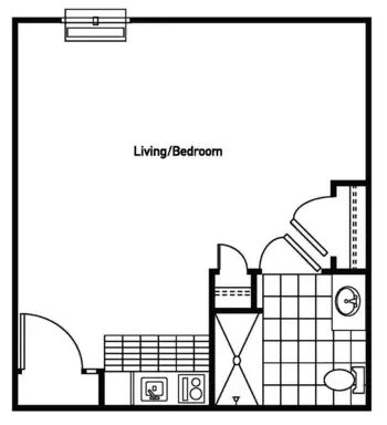 Floorplan of Regal Estates of League City, Assisted Living, League City, TX 6