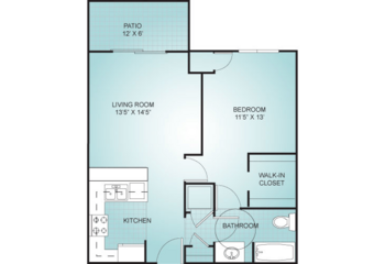 Floorplan of Riviera Senior Living, Assisted Living, Holly Hill, FL 3