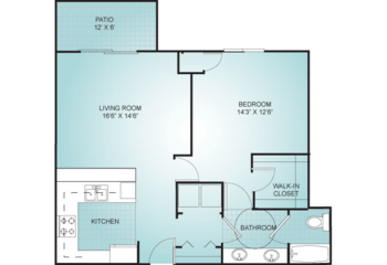 Floorplan of Riviera Senior Living, Assisted Living, Holly Hill, FL 4
