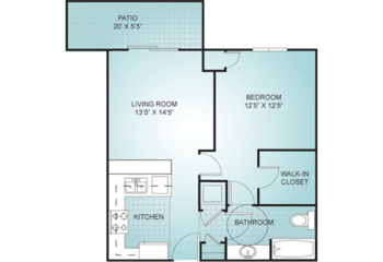 Floorplan of Riviera Senior Living, Assisted Living, Holly Hill, FL 5