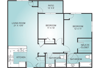 Floorplan of Riviera Senior Living, Assisted Living, Holly Hill, FL 8