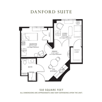 Floorplan of Rosewood Village Assisted Living, Assisted Living, Memory Care, Charlottesville, VA 5