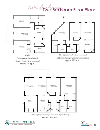 Floorplan of Summit Woods, Assisted Living, Waukesha, WI 3