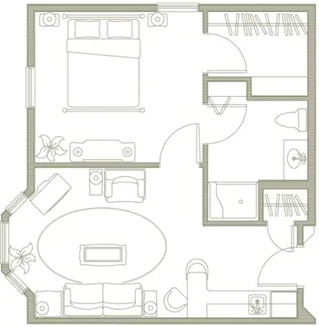 Floorplan of Blaire House of Tewksbury, Assisted Living, Tewksbury, MA 2