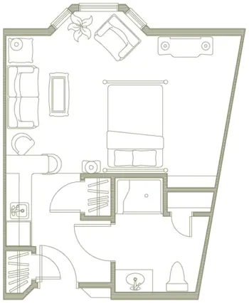 Floorplan of Blaire House of Tewksbury, Assisted Living, Tewksbury, MA 3