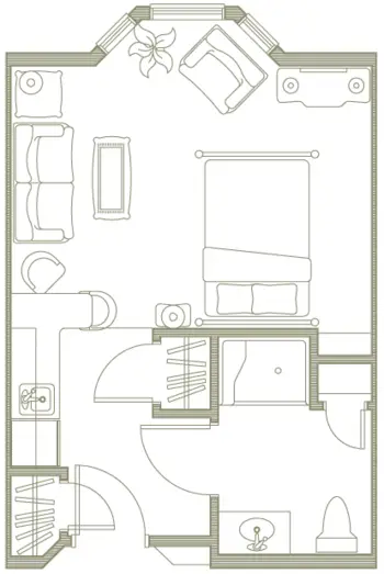 Floorplan of Blaire House of Tewksbury, Assisted Living, Tewksbury, MA 4