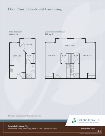 Floorplan of Brookdale Sioux City, Assisted Living, Sioux City, IA 4