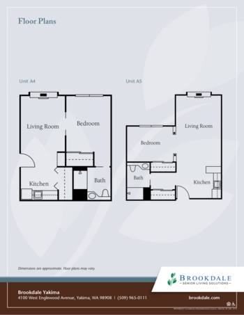 Floorplan of Brookdale Yakima, Assisted Living, Yakima, WA 4