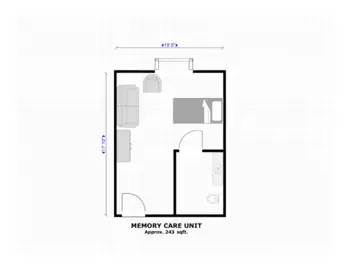 Floorplan of Byron Center Manor, Assisted Living, Byron Center, MI 4