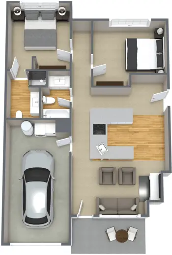 Floorplan of Cordata Court, Assisted Living, Memory Care, Bellingham, WA 1