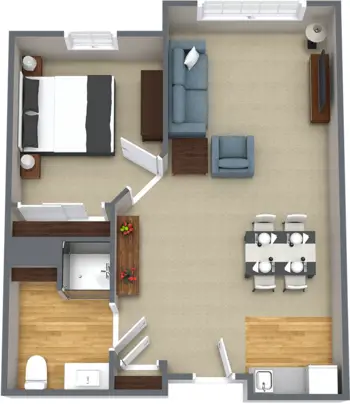 Floorplan of Cordata Court, Assisted Living, Memory Care, Bellingham, WA 4