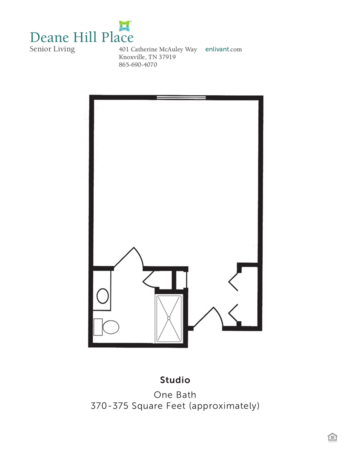 Floorplan of Deane Hill Place, Assisted Living, Knoxville, TN 1