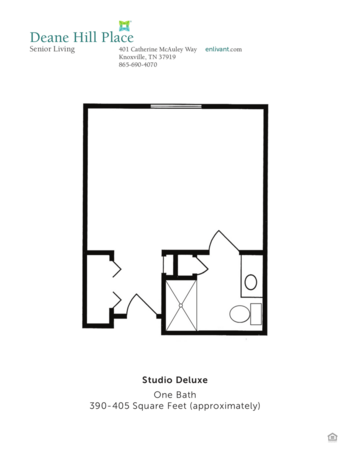 Floorplan of Deane Hill Place, Assisted Living, Knoxville, TN 2